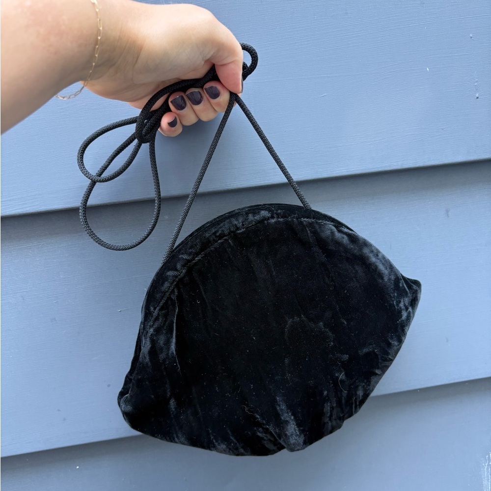 Vintage Crushed Velvet Bag